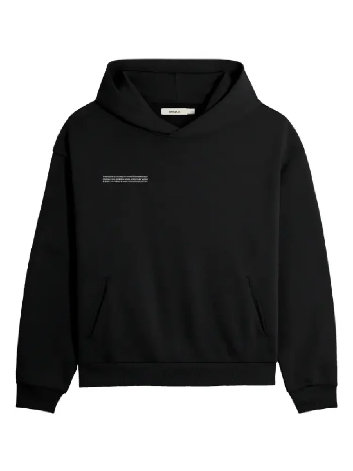 Pangaia 365 Midweight Hoodie Black (1)