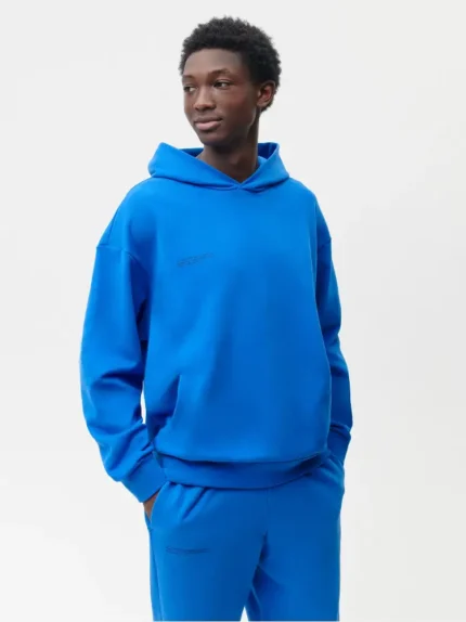 Pangaia 365 Midweight Hoodie Cobalt Blue (6)