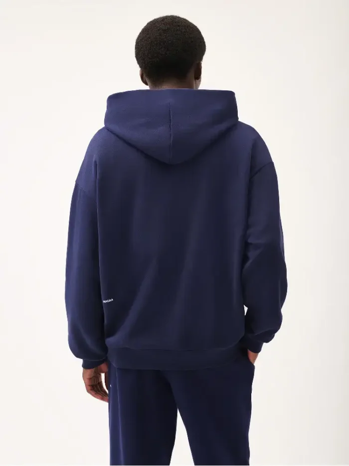 Pangaia 365 Midweight Hoodie Navy Blue (2)