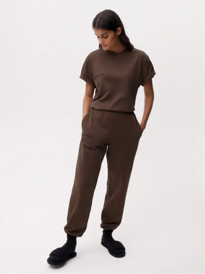 Pangaia 365 Midweight Joggers Chestnut Brown (3)