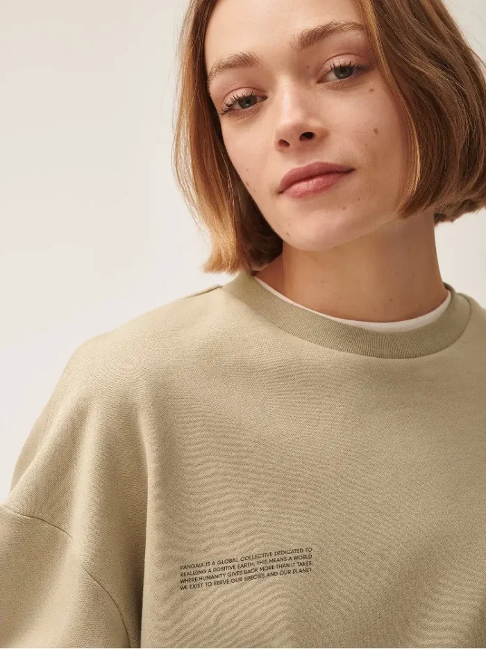 Pangaia 365 Midweight Sweatshirt Birch Beige (1)