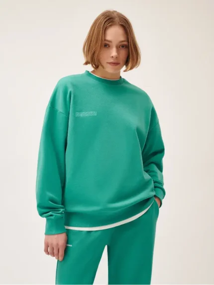 Pangaia 365 Midweight Sweatshirt Mangrove Turquoise (1)