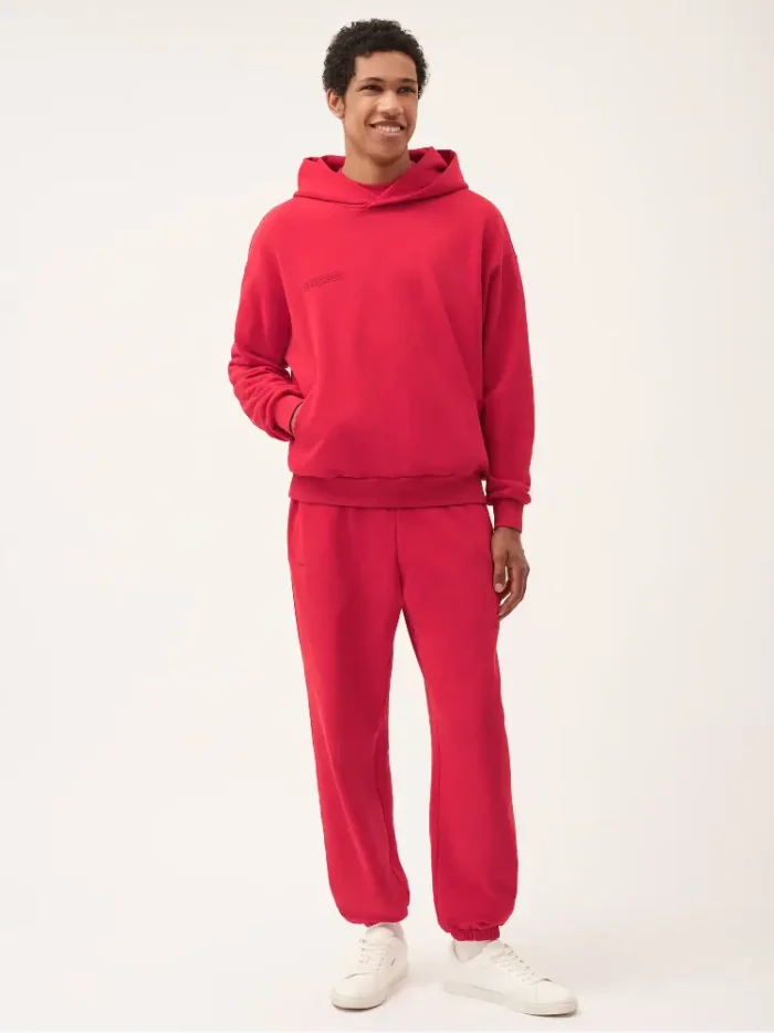 Pangaia 365 Midweight Tracksuit Goji Berry Red (1)