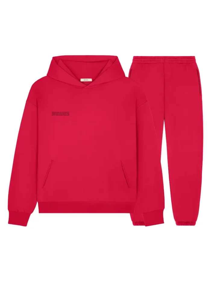 Pangaia 365 Midweight Tracksuit Goji Berry Red (5)