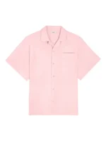 Pangaia DNA Aloe Linen Camp Collar Shirts Magnolia Pink (5)