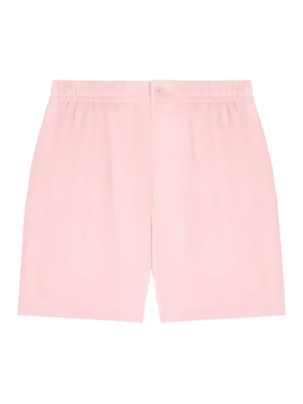 Pangaia DNA Aloe Linen Mid Length Shorts Bagnolia Pink (4)