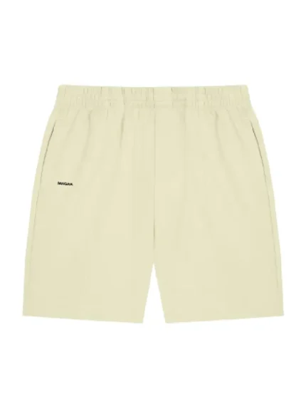 Pangaia DNA Double Jersey Panelled Shorts Maitake Beige (3)