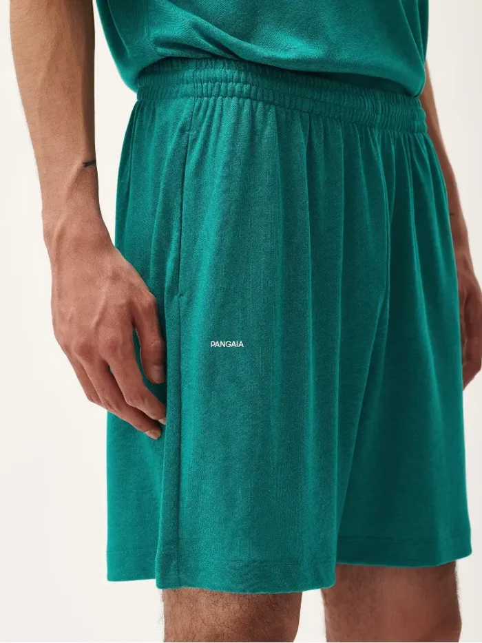 Pangaia DNA Frutfiber Shorts Scarab Teal (2)