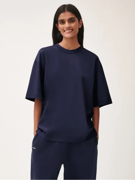 Pangaia DNA Oversized T Shirt Navy (2)