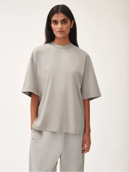 Pangaia DNA Oversized T Shirt Stone (3)